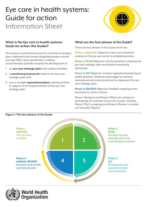 Eye care in health systems: guide for action – information sheet