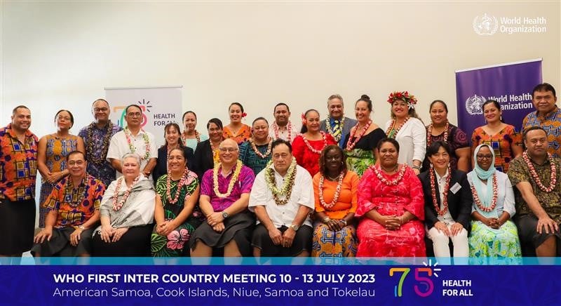Pacific health leaders in a group photo